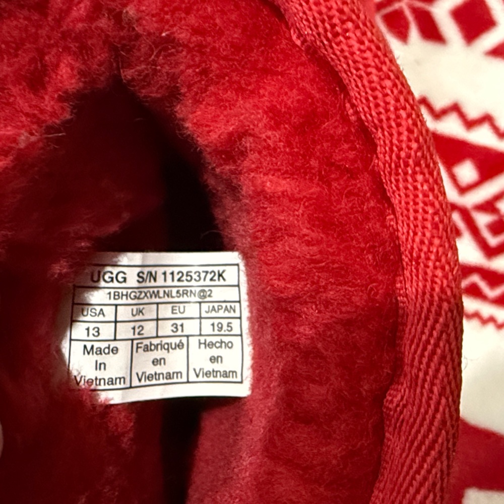 UGG Classic Red Boots - Picture 9 of 9